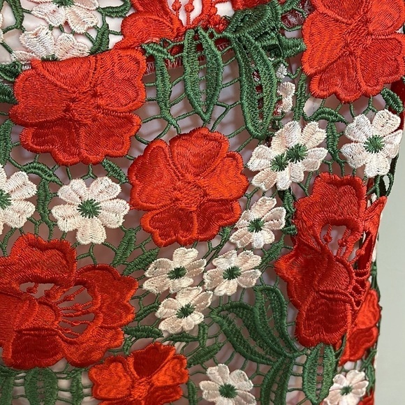 Fashion Nova Red Floral Mini Dress - Picture 6 of 8